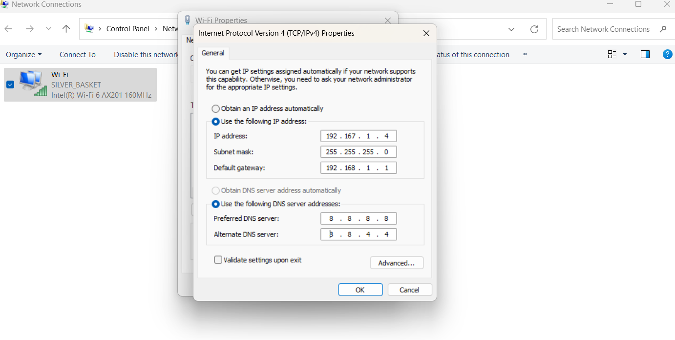Use the following IP Address