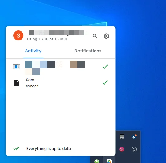 green check mark on desktop icons windows 10