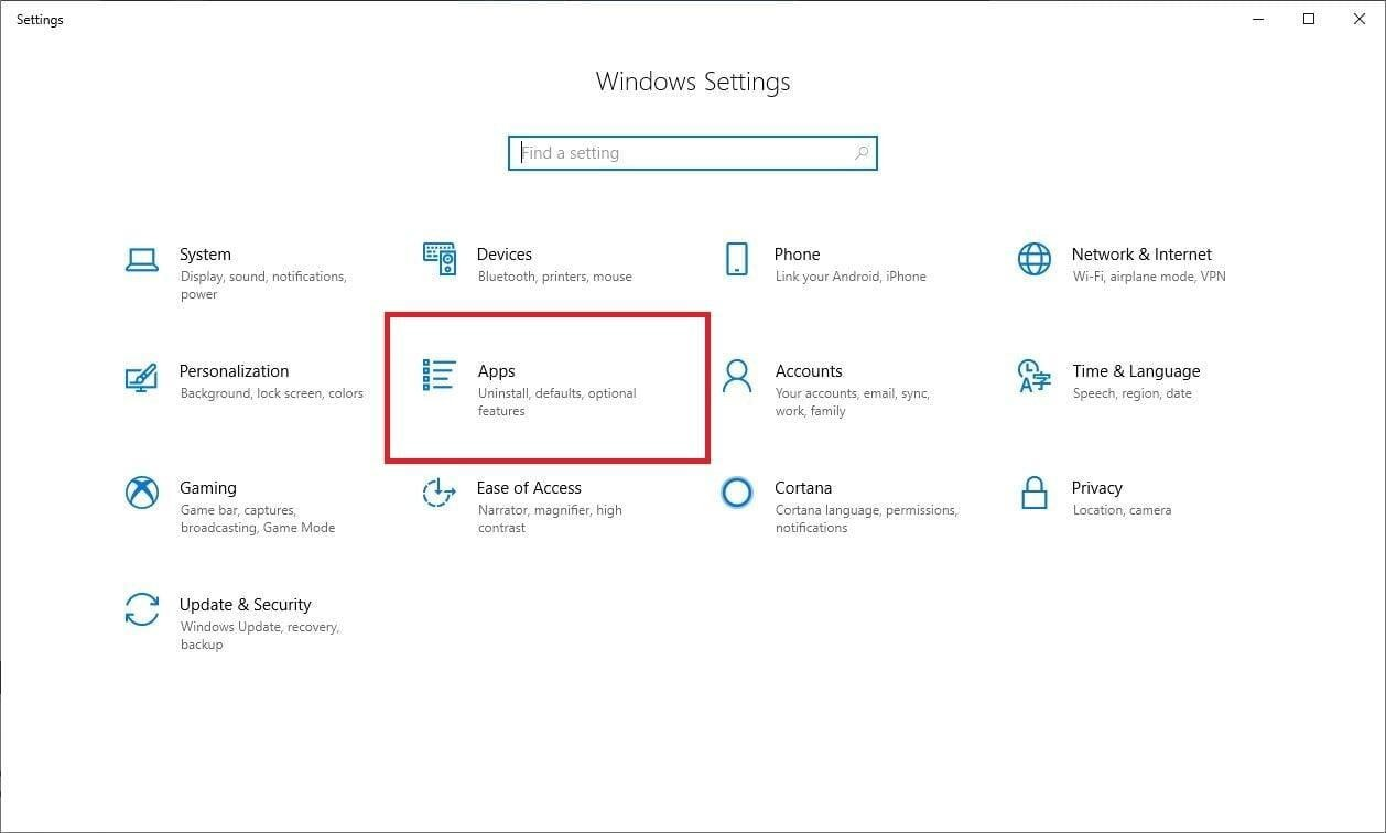 Next, click Apps