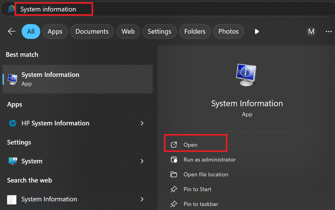 Open the corresponding app, and you will see everything about your computer, including its model number
