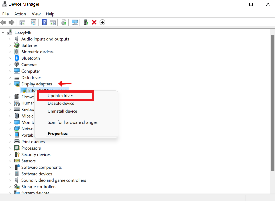 laptop screen flickering