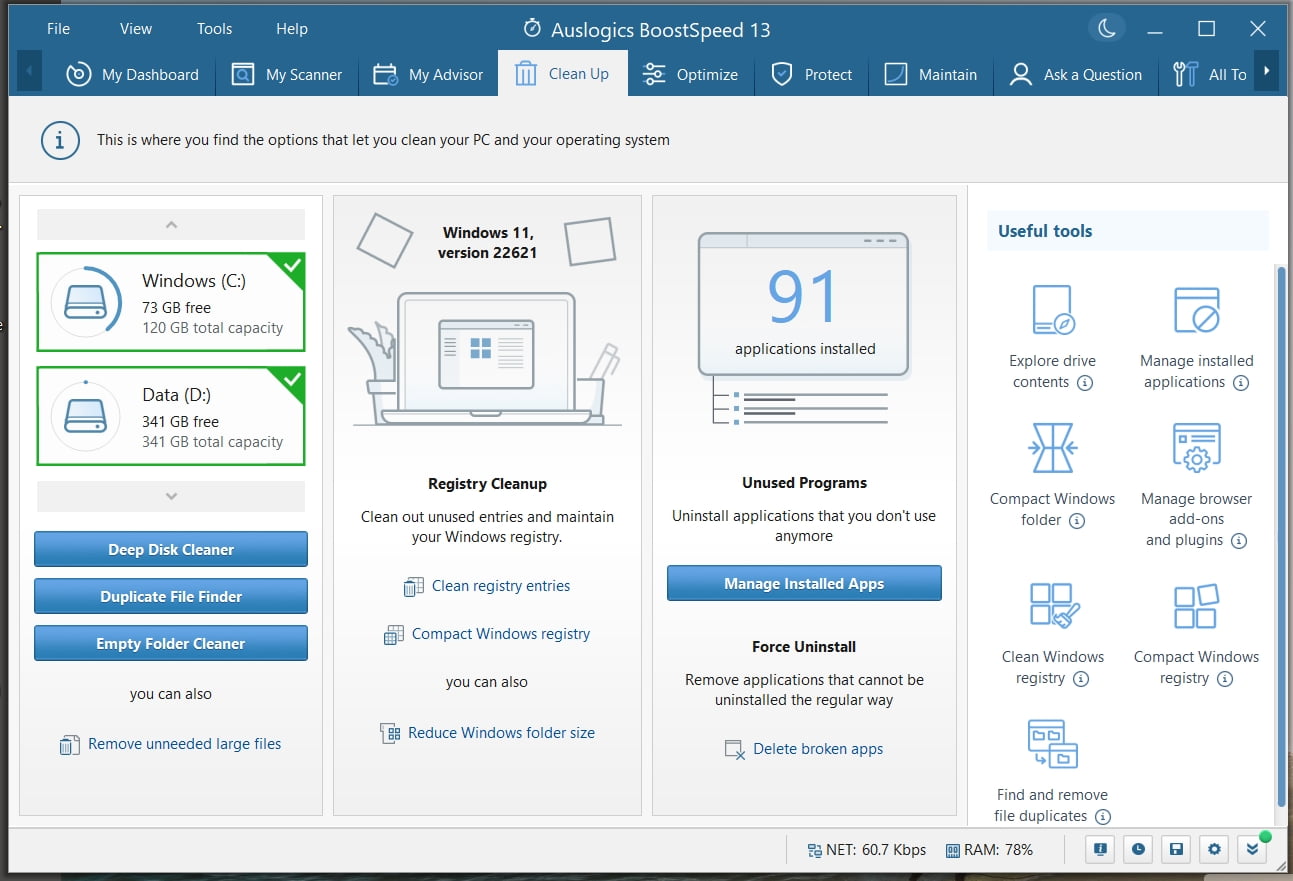 Auslogics BoostSpeed 13
