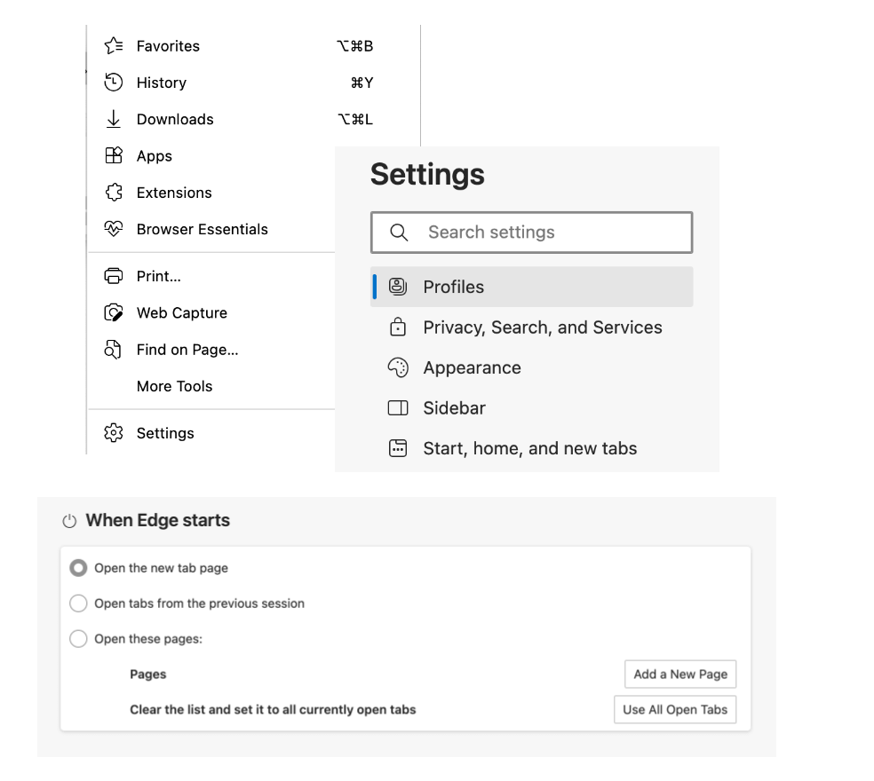 Edgeの空白ページについて