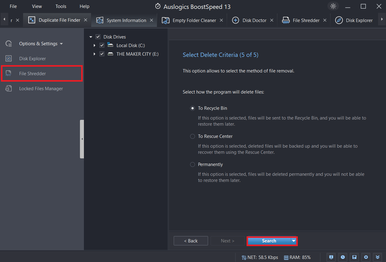 Auslogics Duplicate File Finder To Rescue Center