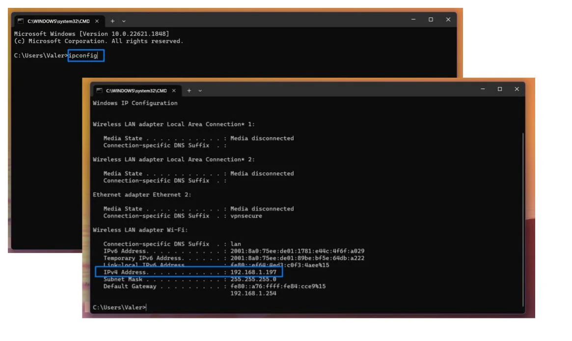 Here’s how to obtain the connected router’s IP address