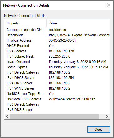 network-connnection-details