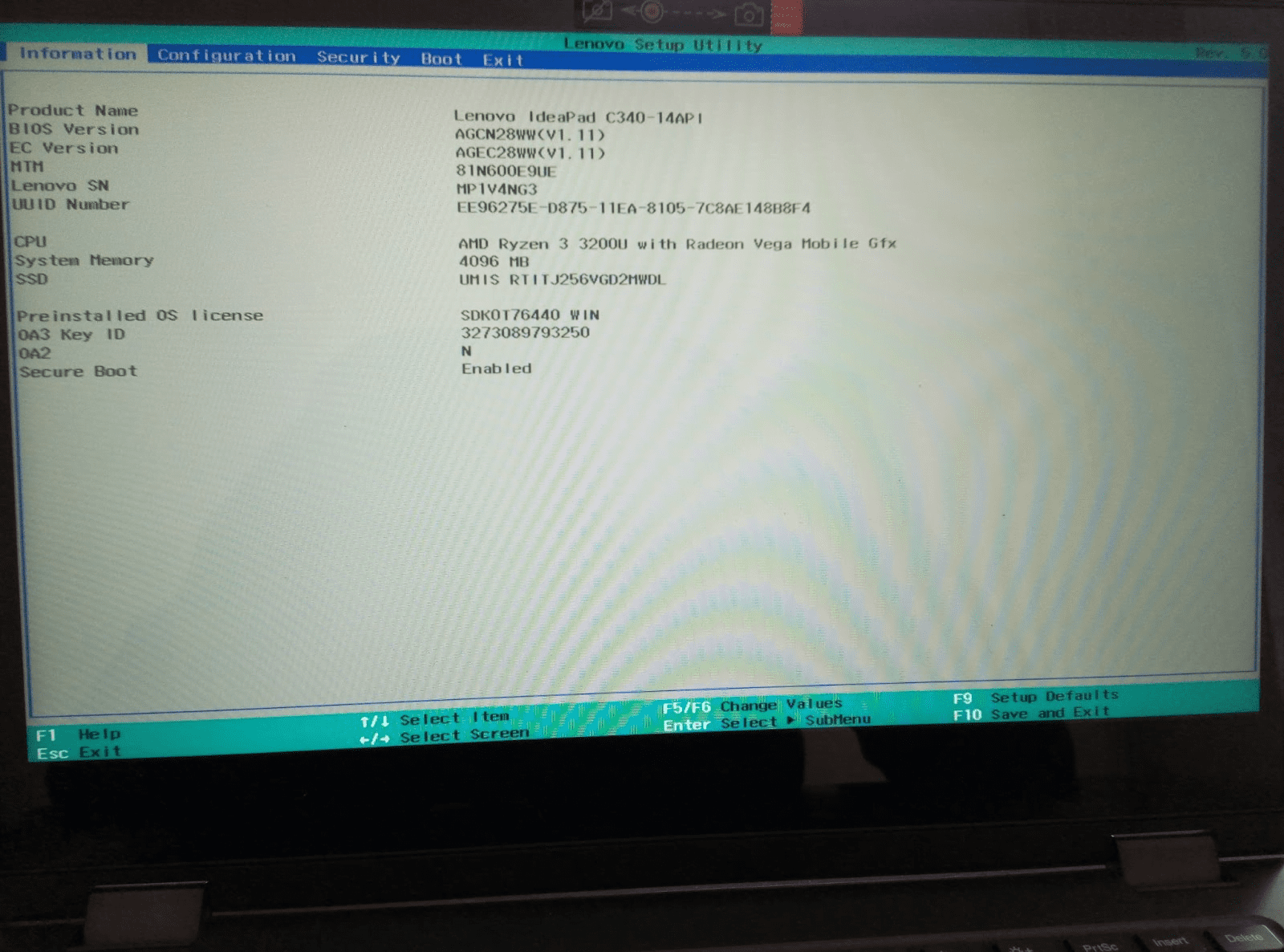 How to access the BIOS Utility