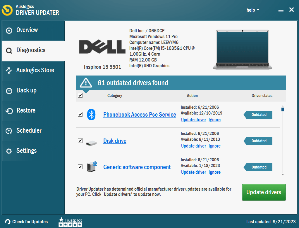 Auslogics Driver Updater