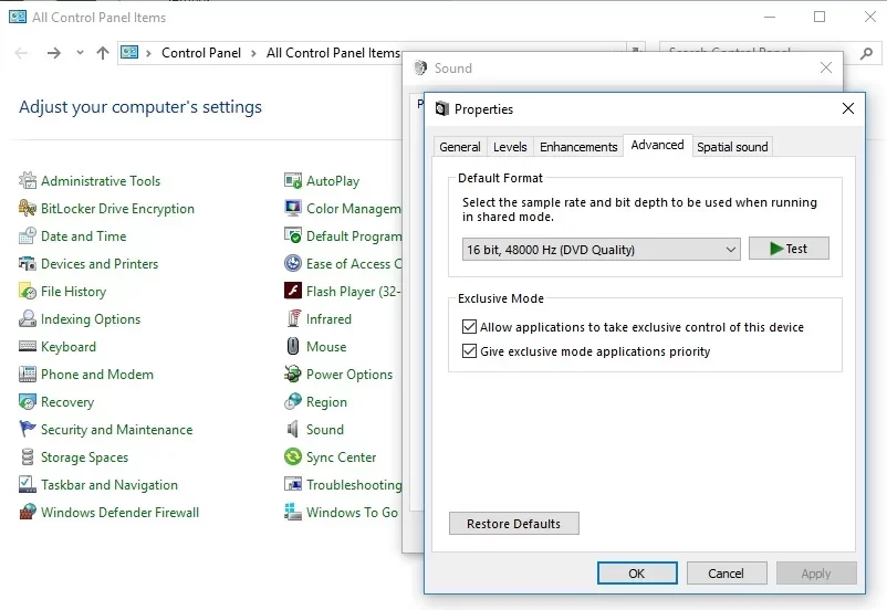 Change-the-Default-Sound-Format