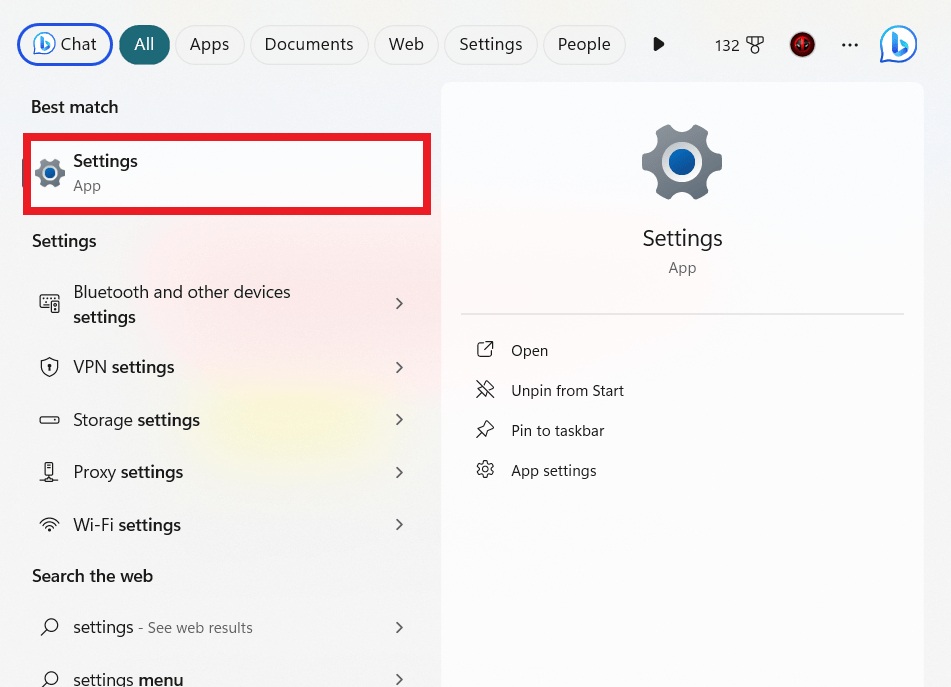 Windows 10 settings