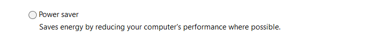 High performance power plan windows 10