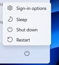 Restart PC Windows 10