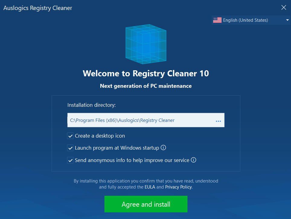 Download Auslogics Registry Cleaner from the Auslogics official site