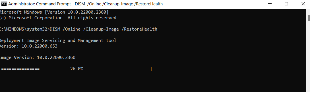 After the scan, restart the computer and check if the problem has been resolved