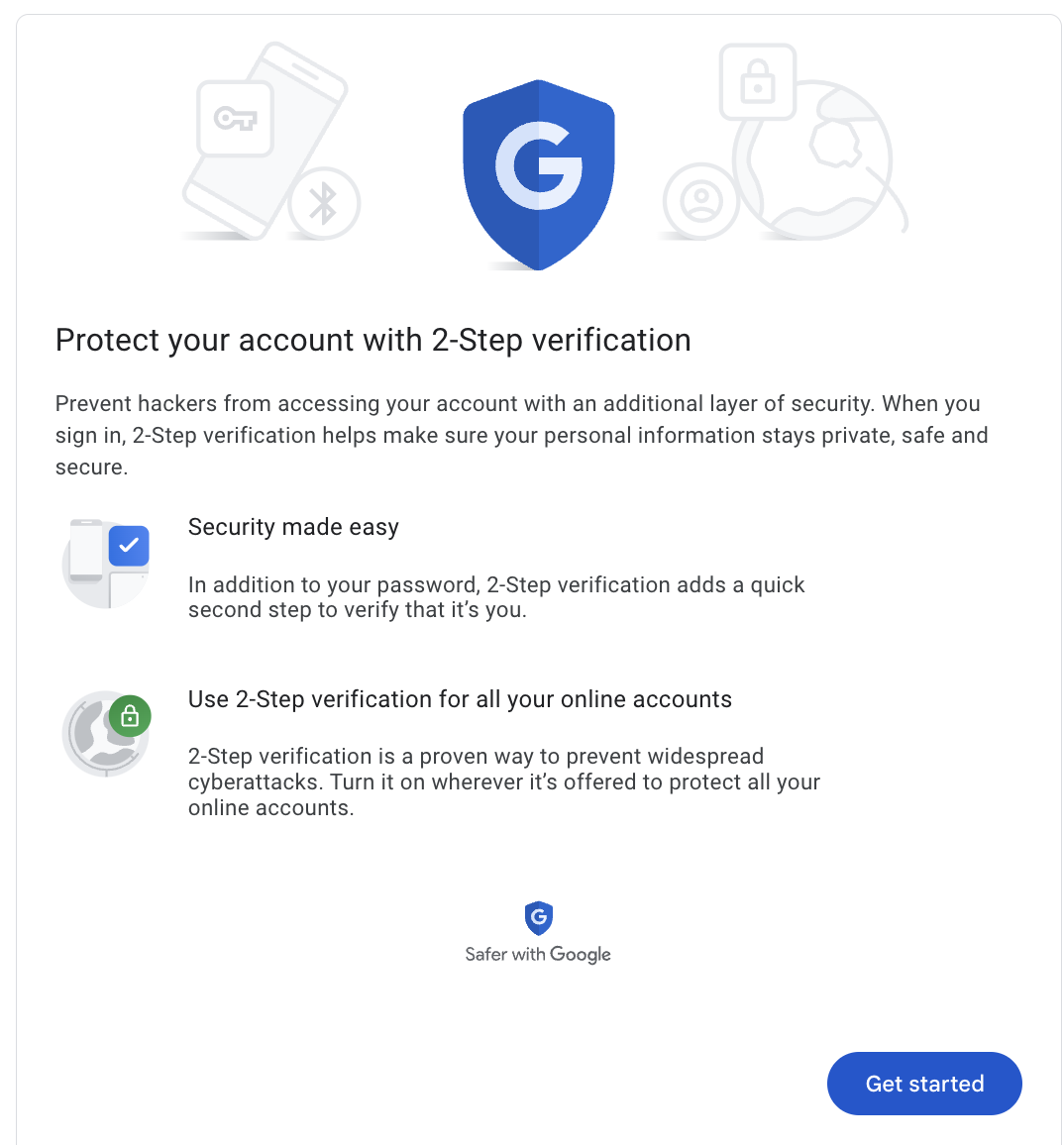 2-step Verification - Get started