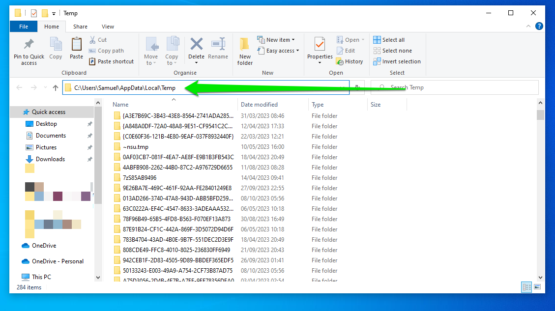 檔案本地臨時數據