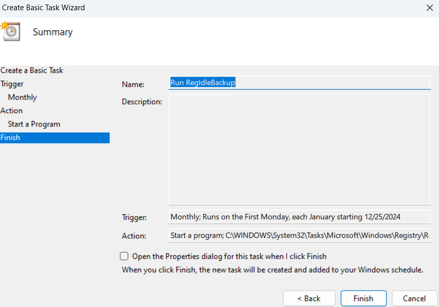 Finally, click on Finish the complete and start the process
