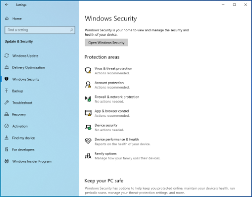 Windows Security