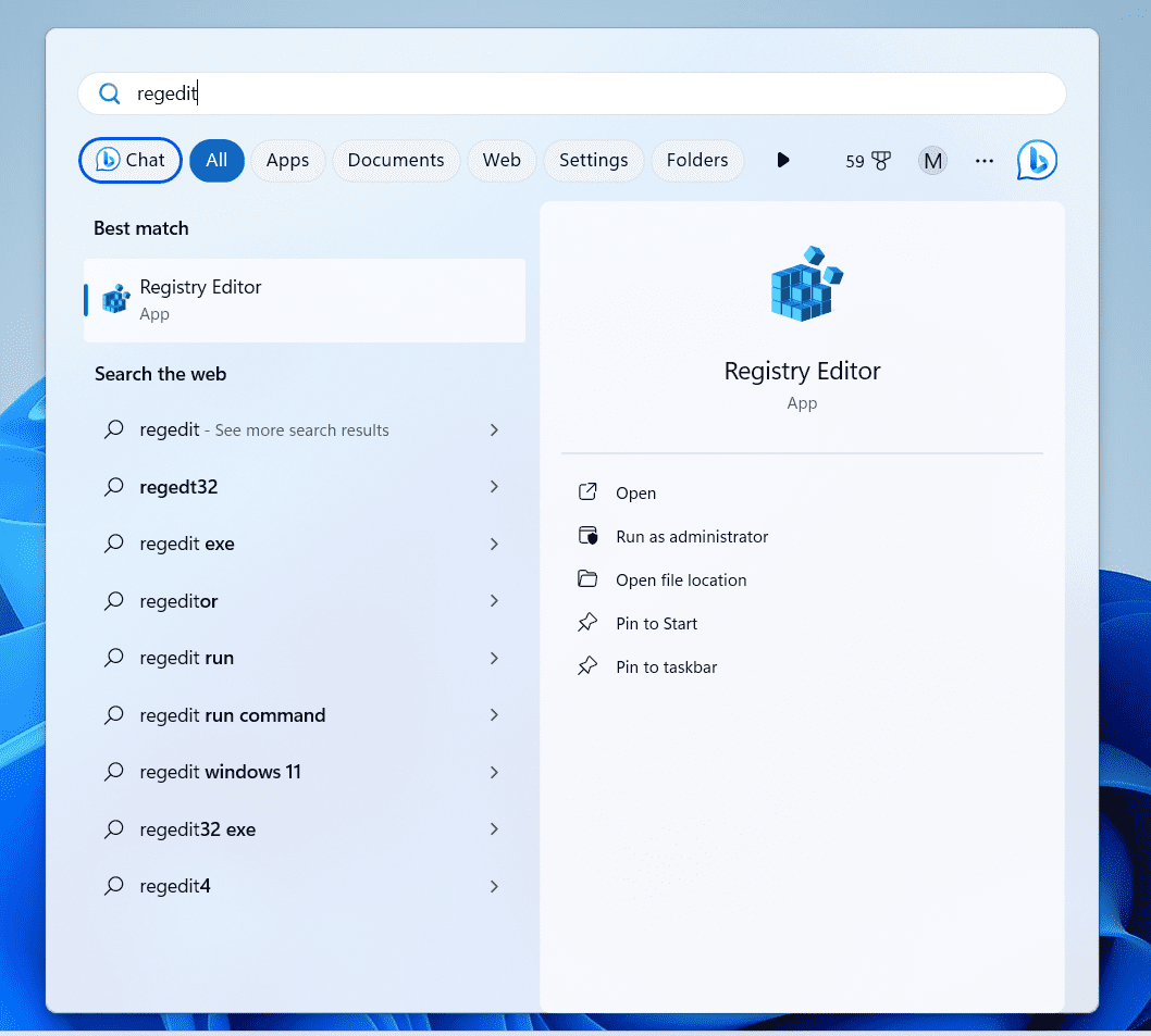 Enabling the Hibernate Function Via the Registry Editor