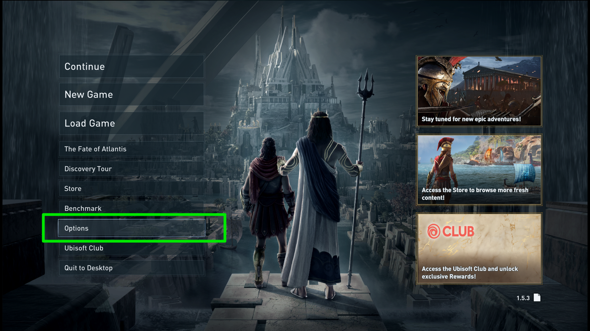 Options Assassin_s Creed Odyssey