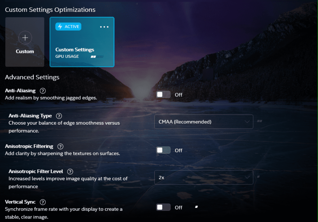 CS customs settings optimization