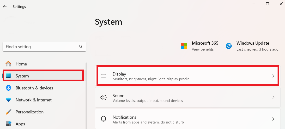 Системный дисплей
