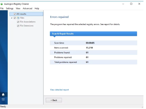 Auslogics Registry Cleaner
