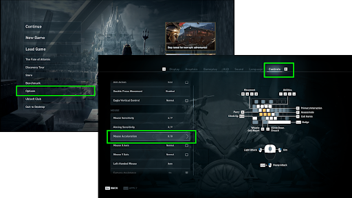 Assassin's Creed Mouse acceleration