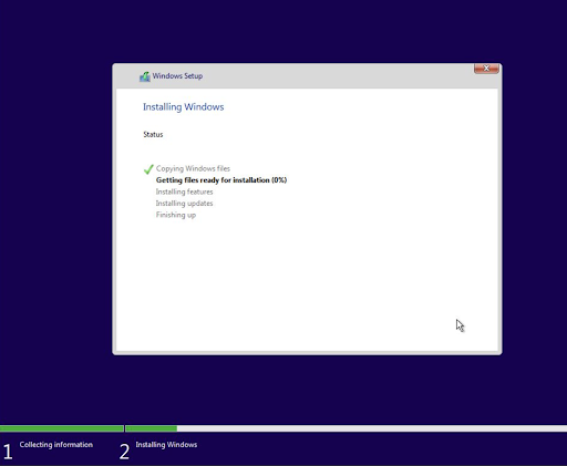 Installing Windows