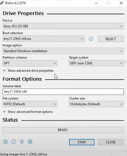 Create a bootable CD or flash drive using the ISO file once you’ve downloaded it