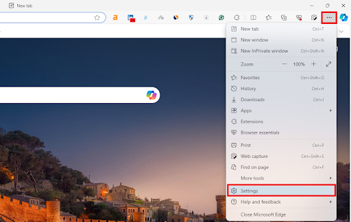 clear data on Microsoft Edge