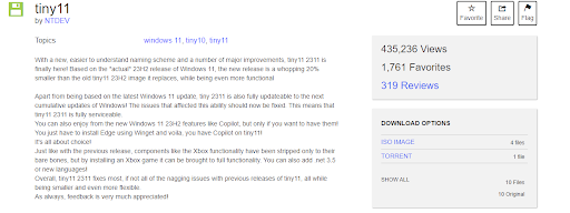 You can use the torrent file for a faster download if there are enough seeds and peers