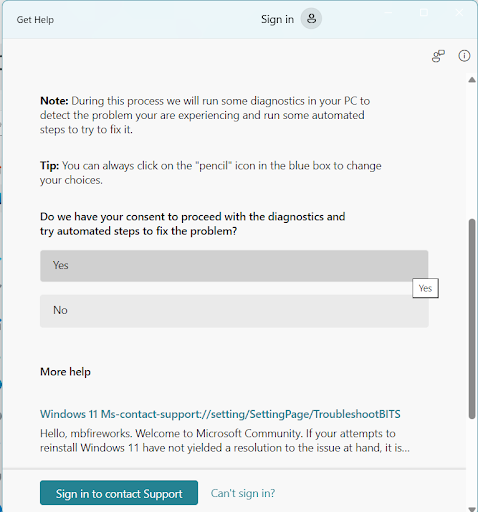 Troubleshooters Get Help