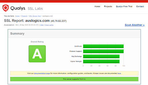 Qyalys SSL checker