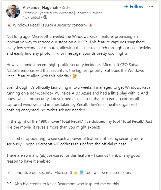 Alexander Hagenah LinkedIn_