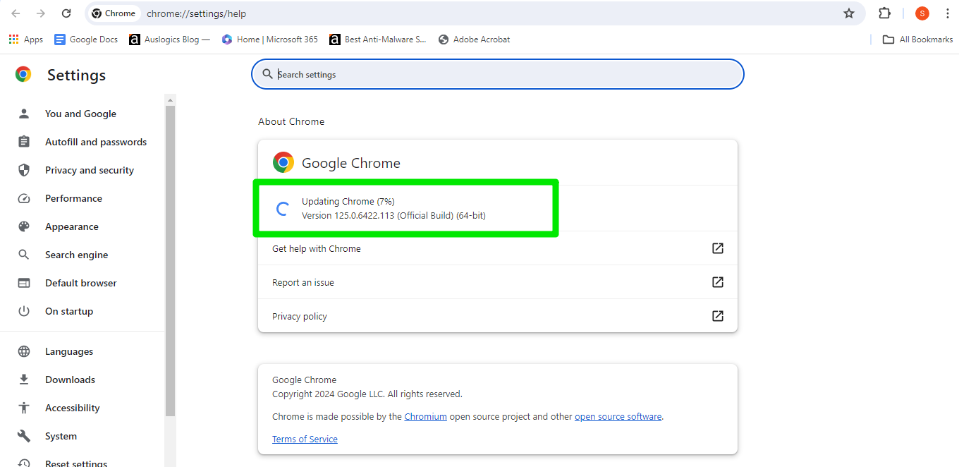 How to Manually Update Google Chrome