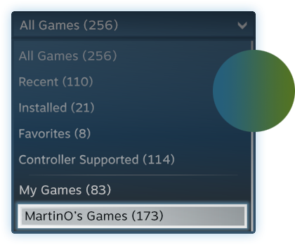 Steam all games