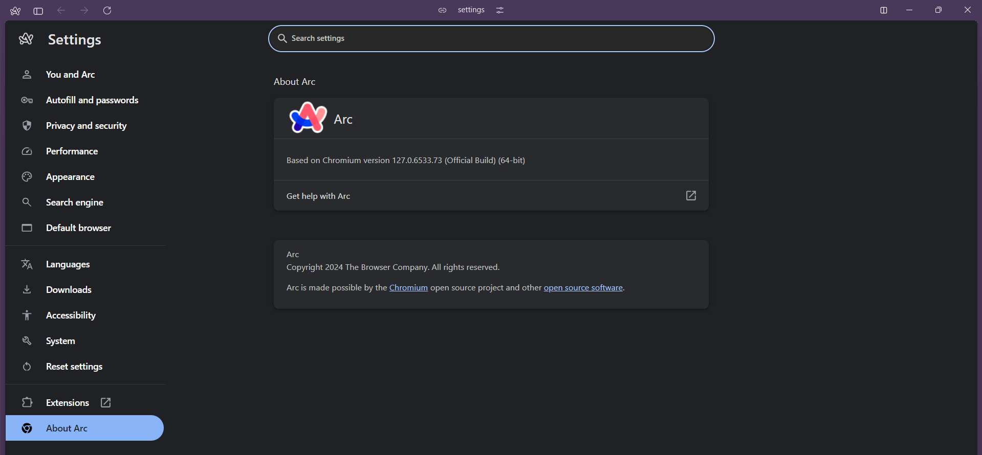 About Arc