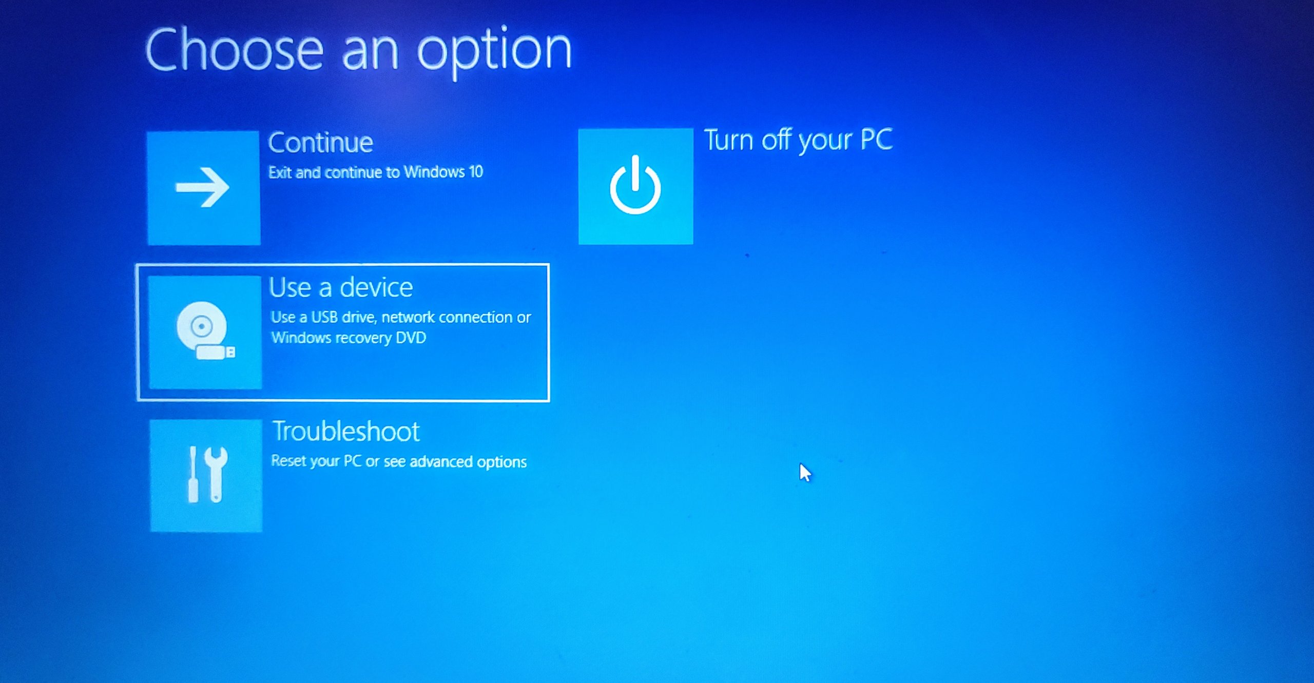 Use a Device WRE