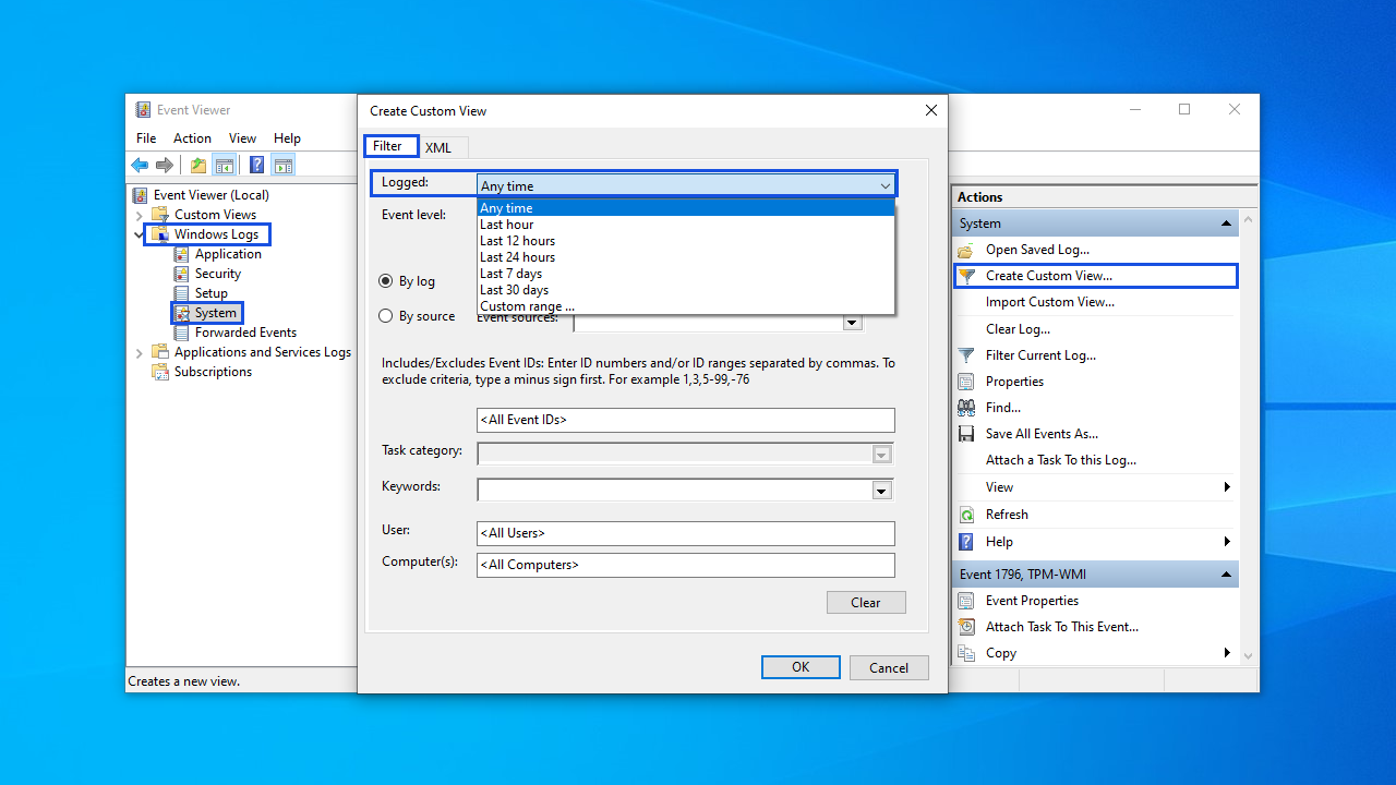 How to View a BSOD Error Log in the Event Viewer on Windows 11 -2