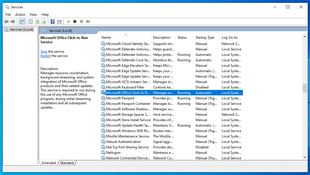Microsoft Office Click-to-Run Service