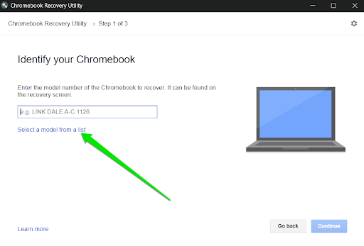 Identify your Chromebook