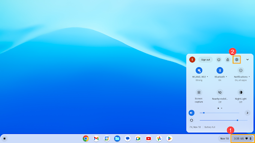 Asus settings icon