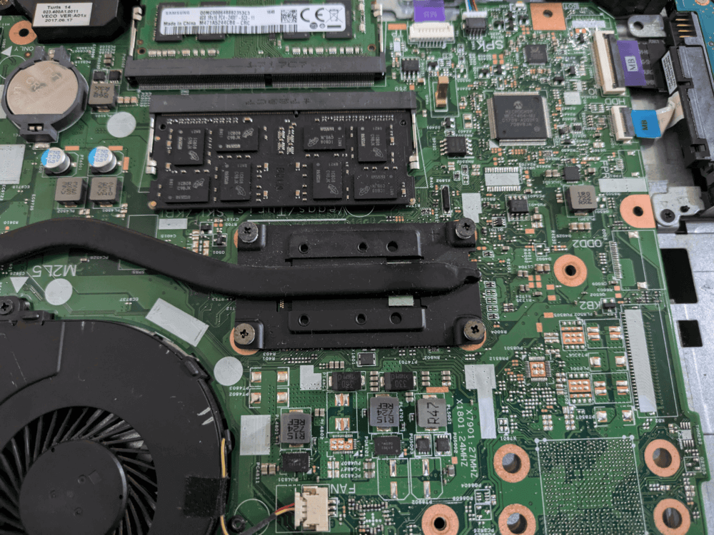 Here's how to install RAM on a laptop
