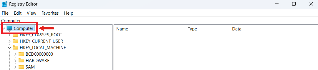 Next, select the hives, keys, or subkeys you want to backup