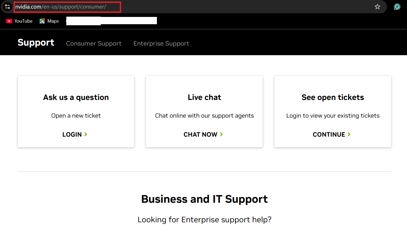 Contact NVIDIA support