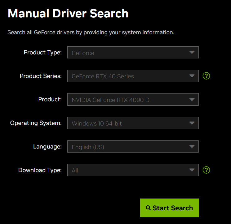 Choose your product type, series, and specific model