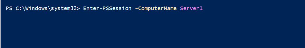 Enter-PSSession allows you to interactively control a remote computer as if you were using its local PowerShell console