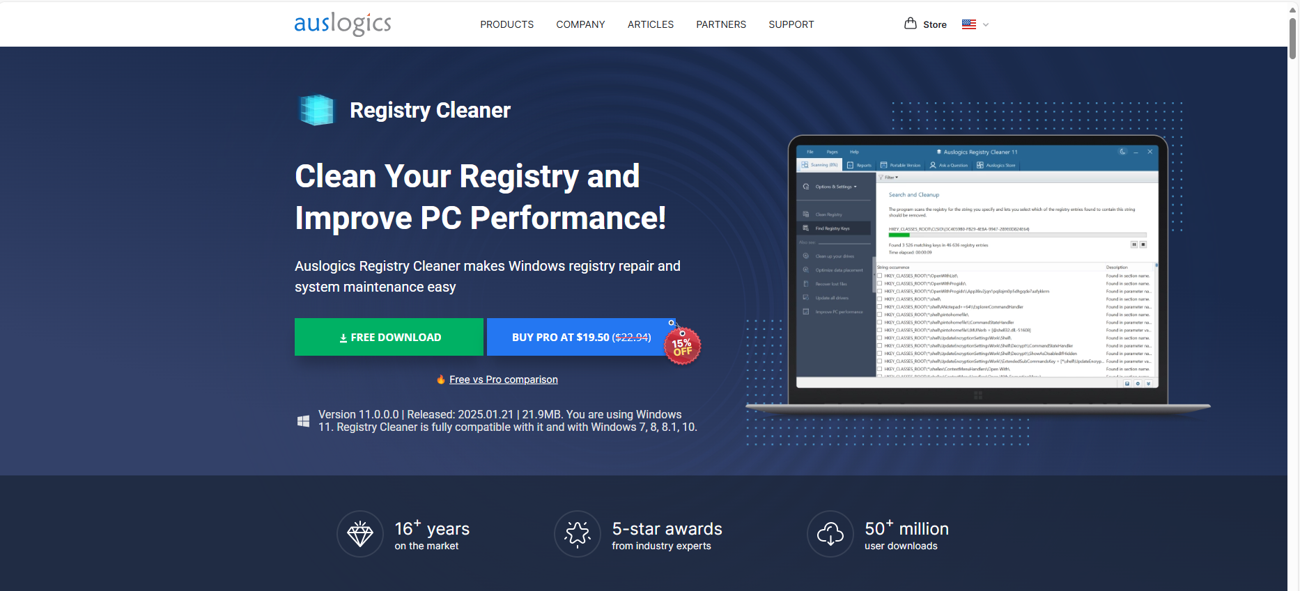 Go to Auslogics official website and download the program