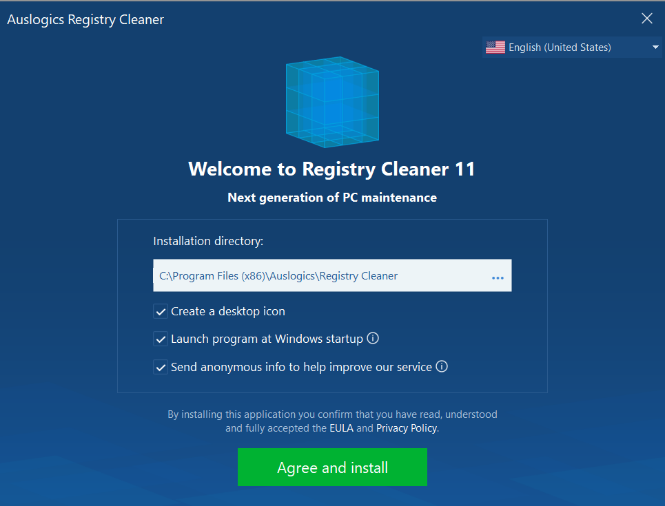 Install and run the installer, which takes less than a minute to install
